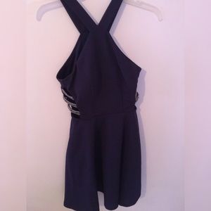 Navy blue formal dress